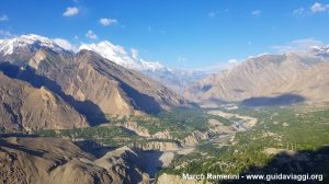 Veduta della valle dello Hunza dall'Eagle's Nest, Pakistan. Autore e Copyright Marco Ramerini